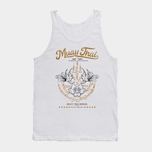 Muay Thai Boxing Tattoo The Hermit Muay Boran Tank Top